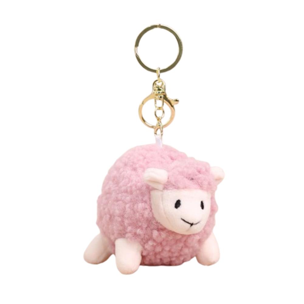 PP Cotton Little Lamb Plush Keychain Stuffed Keychain Lamb Plush Toy  Keyrings Accessories
