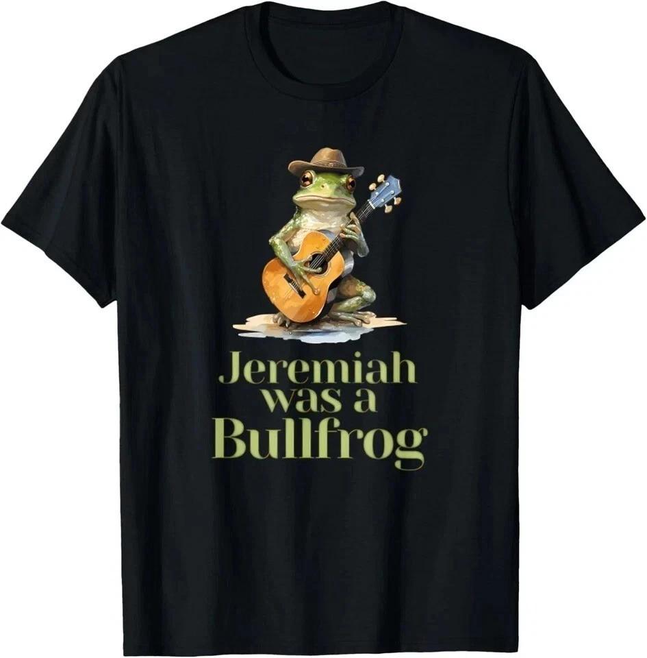 Jeremiah Was A Bullfrog Retro Music Nostalgia Funny 70s Vibes T shirt S