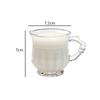 135ml/140ml Coffee Cup Afternoon Tea Cup Heat-resistant Water Cup with Handle Exquisite Latte Mocha Coffee Cups Party Glassware