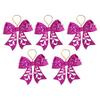 5 Pezzi Fiocco di Natale Decorazione Ciondolo Albero di Natale Colore Solido Fiocco Vuoto DIY Ghirlande di Natale Decorazioni Ornamenti Forniture per Feste