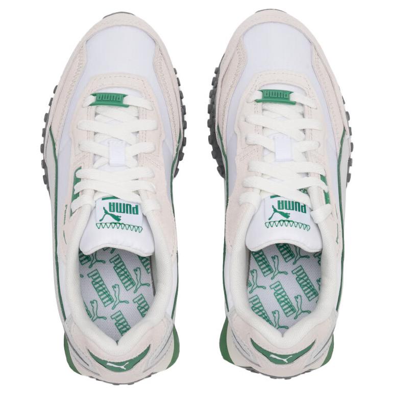 New PUMA Blktop Rider Nylon LT Low Top Casual Shoes Unisex White Beige 401440-01