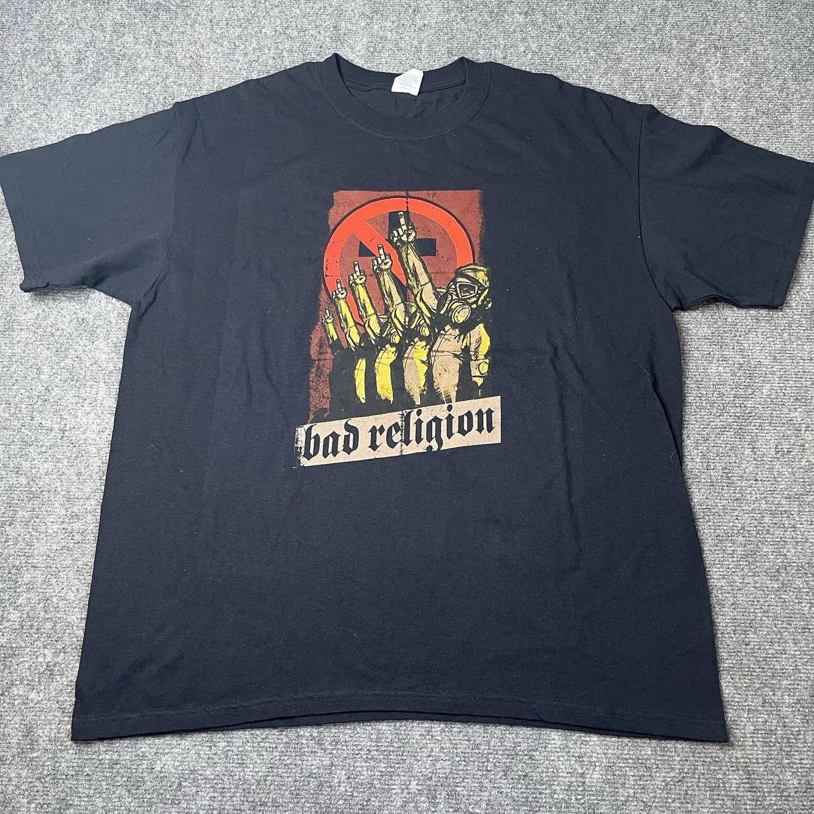 Vtg 2000s Bad Religion T-Shirt Mens Punk Rock Hardcore Band Tee 4XL