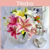 Premium Lily Fake Flowers 3d Printed For Wedding Venue And Home Styling
