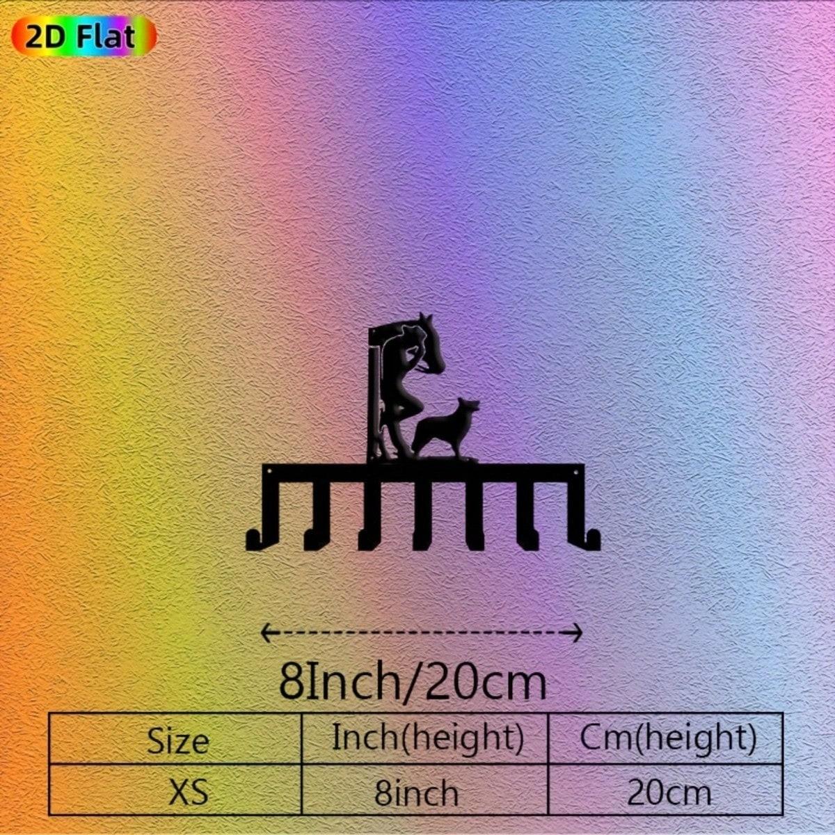 

Pet Dog Cat Key Holder Wall Decor 7 Hooks Animal Lover Christmas Gift