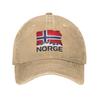 Norway Flag Denim Cap Casual Baseball Caps Adjustable Hat Summer Unisex Baseball Hats