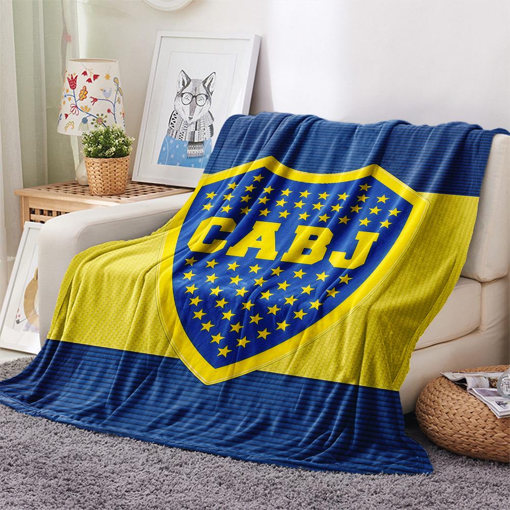 Club Atlético Boca Juniors Flannel Blanket, High quality Comfortable for All Seasons, Home Decor, Warmth and Comfort