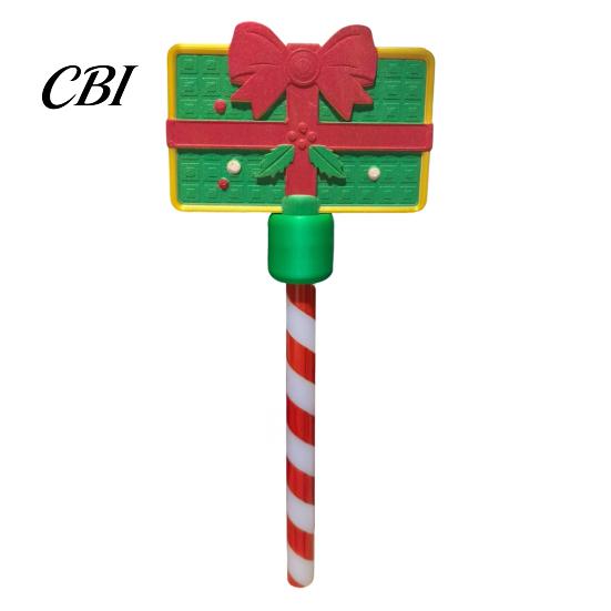Magic Card Holder for Payment Christmas Tap-to-Pay Wand, Candy Cane Handle Credit Holder, Cute Retail Tool Self Checkout Santa Snowman Tree