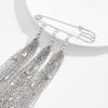 Personality Suit Metal Tassel Chain Brooches Lapel Pin For Women Charm Trousers Shortened Pins Rock Jewelry Gift