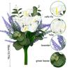 Artificial Tulip and Calla Lily Combination Bouquet for Home Hand-held Green Plant Bouquets