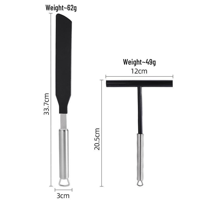 Stainless Steel Egg Pancake Scraper & Fruit Griddle Tools