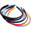 8 Piece Colors Satin Fabric Hair Band Hoop Headband for DIY Women's Baby Girls Accessories