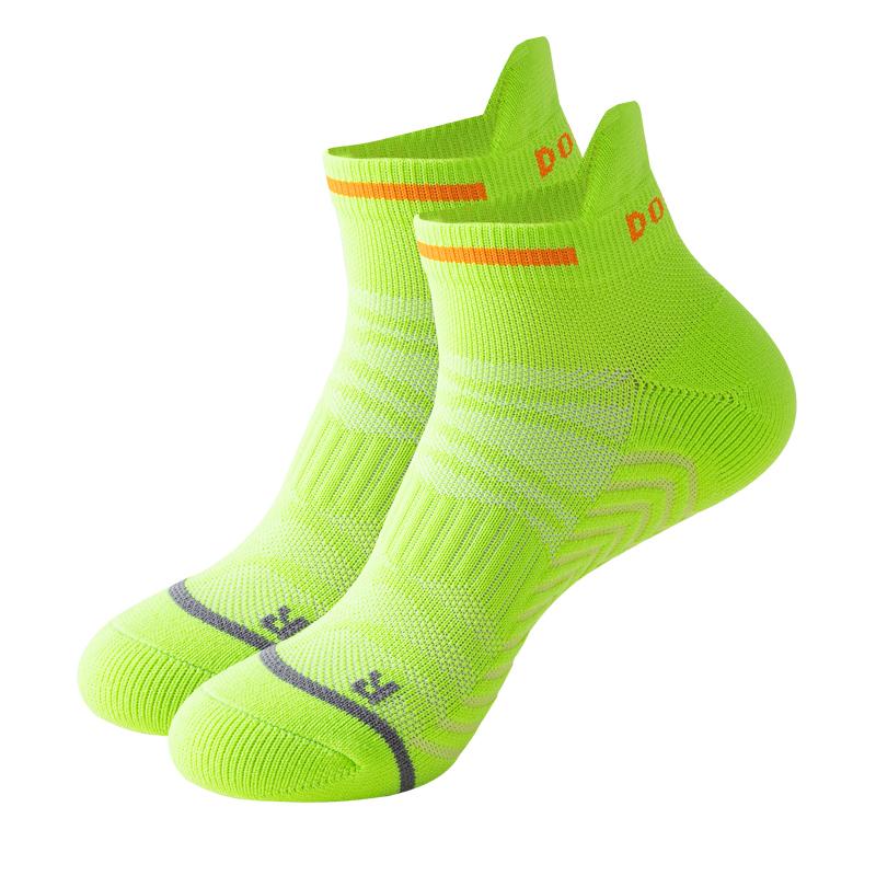 Heren Atletische Enkelsokken Jogging Compressiesokken voor Vrouwen Gezellige Lage Sokken Performance Zachte Sokken met Lip Hoge Kwaliteit Praktisch Dagelijks Gebruik M US 6-9  EU35-40 green