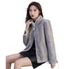 Winter New Imitation Mink Velvet Fur Coat Temperament Mother Wear Stand-up Collar Top Casual Coat Women