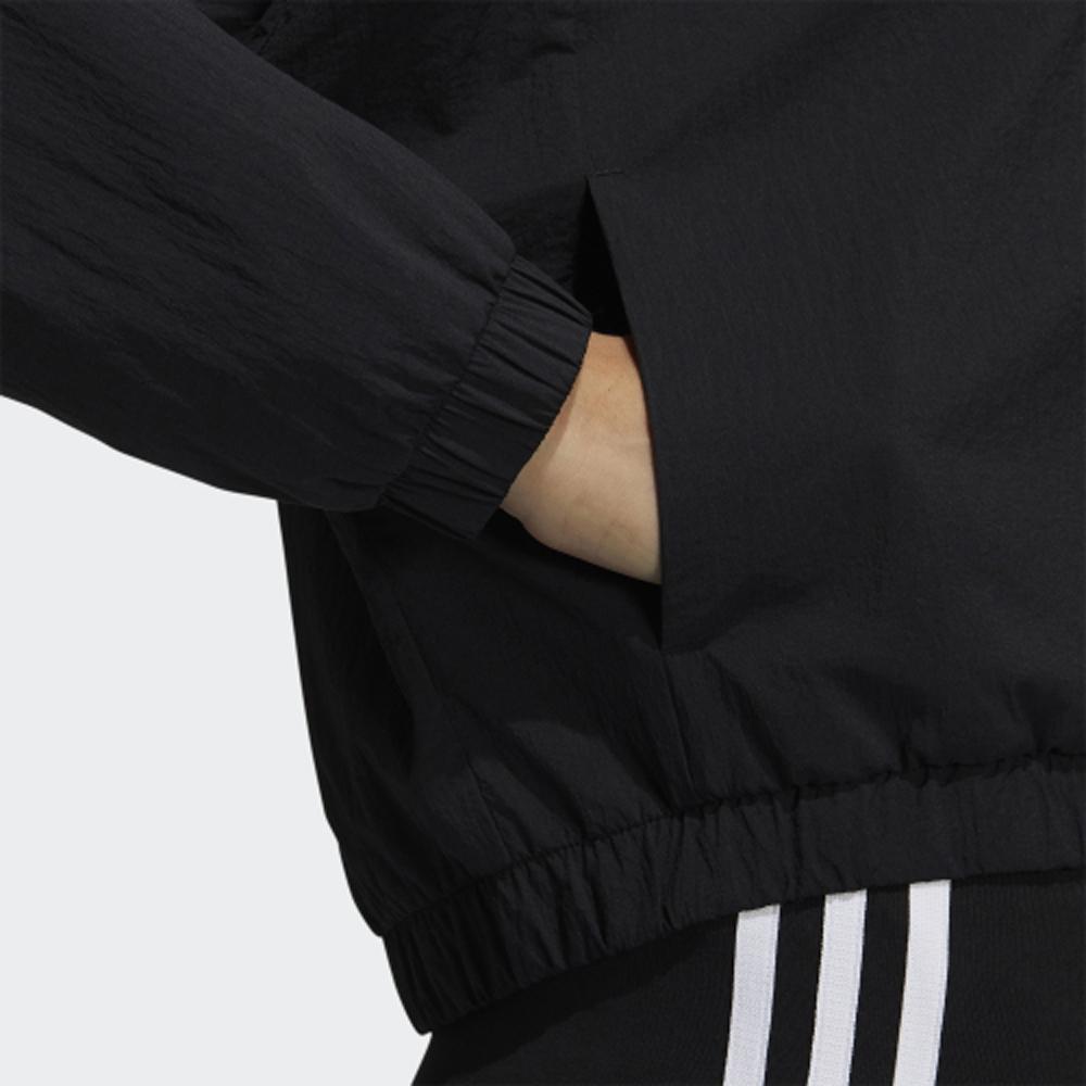 adidas Neo Icons+ Casual Sports Stand Collar Printed Jacket Women Jacket Black H36716