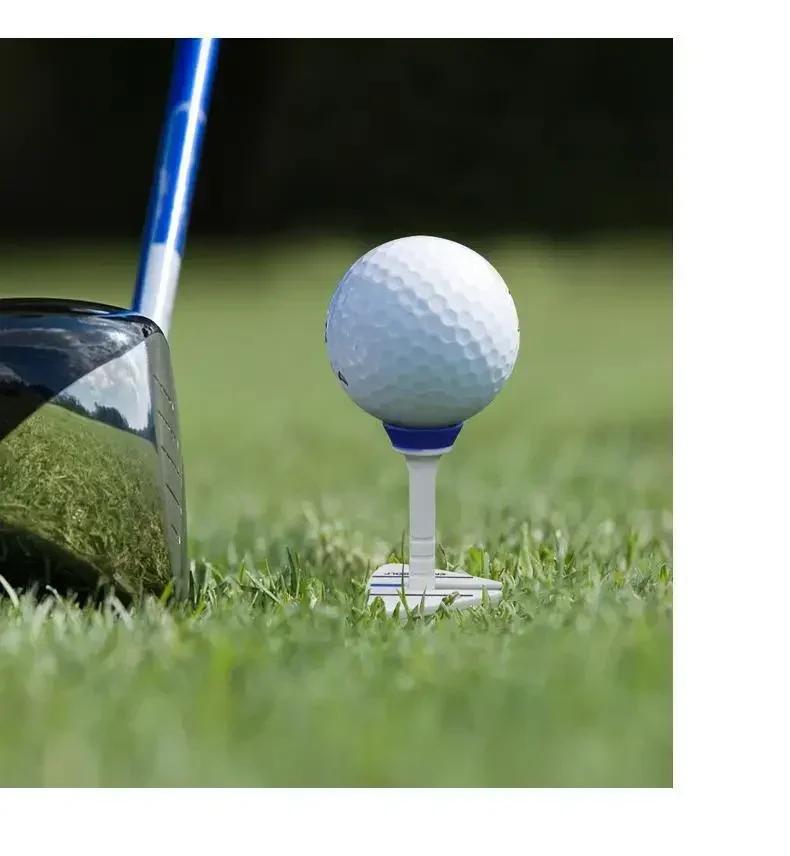 Adjustable Height Durable Plastic Golf Tees with Aim Direction Golf Training Ball Stand for Outdoor Practice
