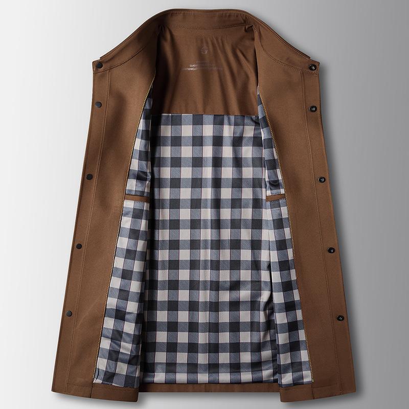 Spring and Autumn Lapel Single-breasted Middle-aged and Young Business Administrative Jacket Civil Servant Casual Jacket