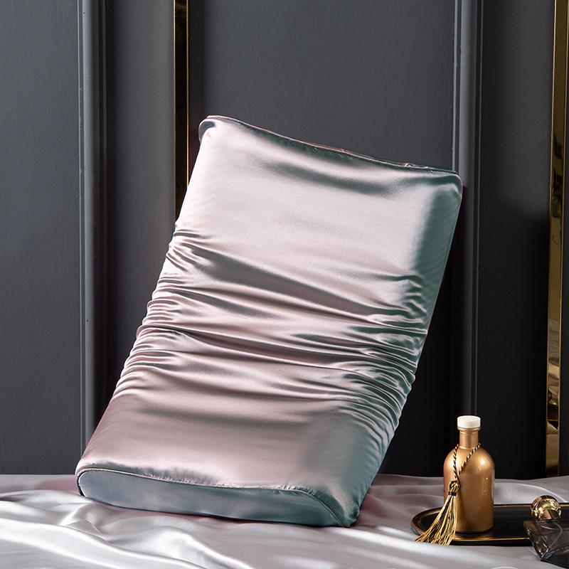6A Grade Natural Mulberry Silk Latex Pillowcase Superior Quality Protect Hair Pillow Case Solid Color Bedding Pillowcover