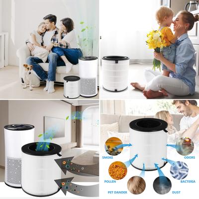 Plastic Air Purifier Filter HEPA Filter Replacement Air Cleaner Filter Replacement Filter for LEVOIT LVH133 LVH133RF