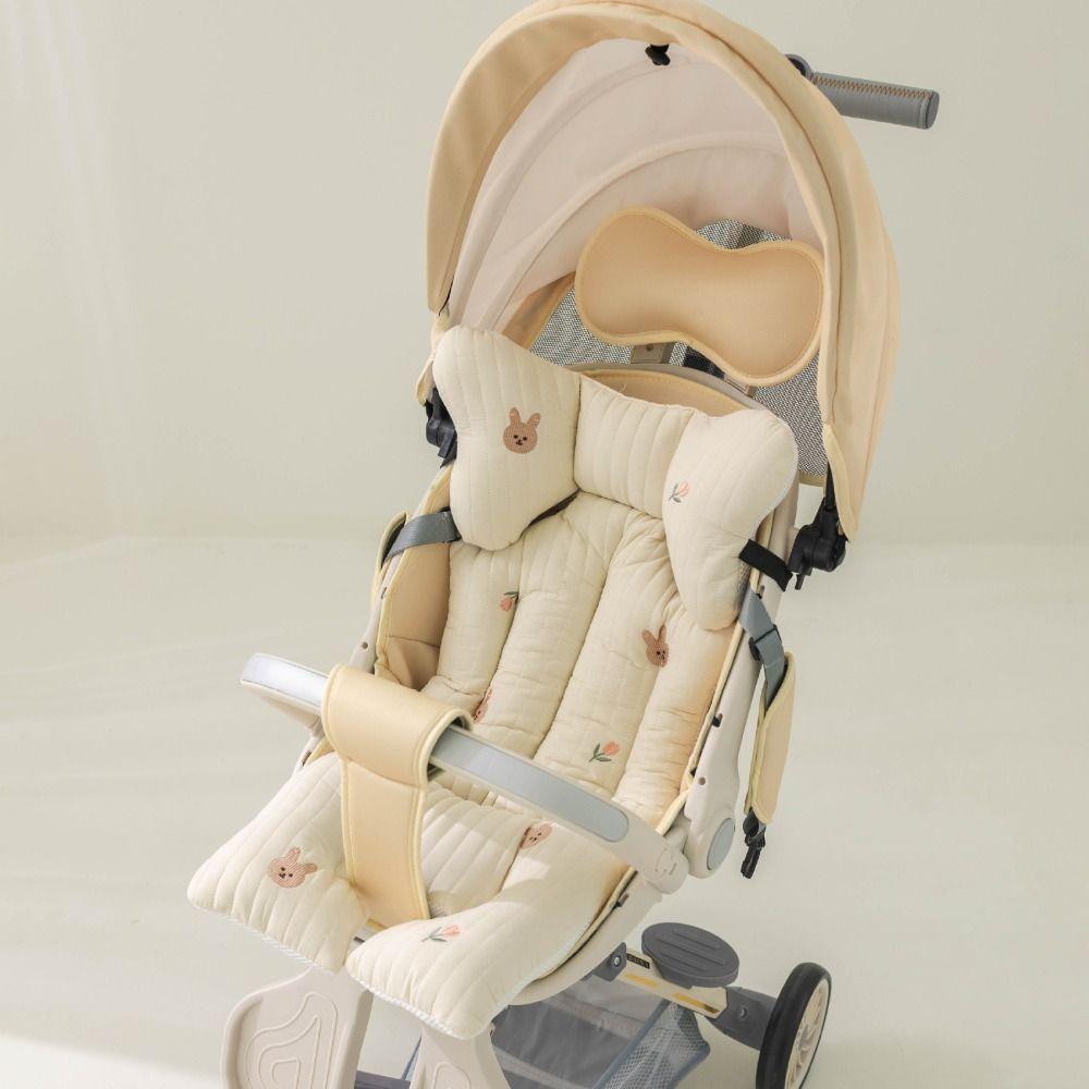 Cotton Baby Stroller Seat Cushion Thicken Pram Accessories Cart Mattress  for Infant Newborn