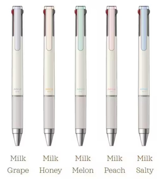 PILOT Juice Up 3 SYNERGY GELATO SERIES Gel Ink Ballpoint Milk 3-Color Pen, Grape, 0.4mm, CSLKJP3S4G25-MG