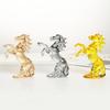 Figurina di Cavallo di Cristallo Statua di Cavallo in Vetro Fatta a Mano Figurina da Collezione Animale Fermacarte per Decorazioni da Tavolo per Casa e Ufficio