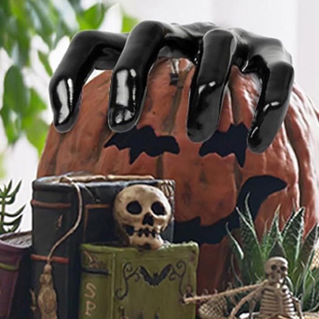 Devil Hand Candle Holder Decoration Wall Mounted Reaching Hands Halloween Party Indoor Outdoor Hanging Ornament