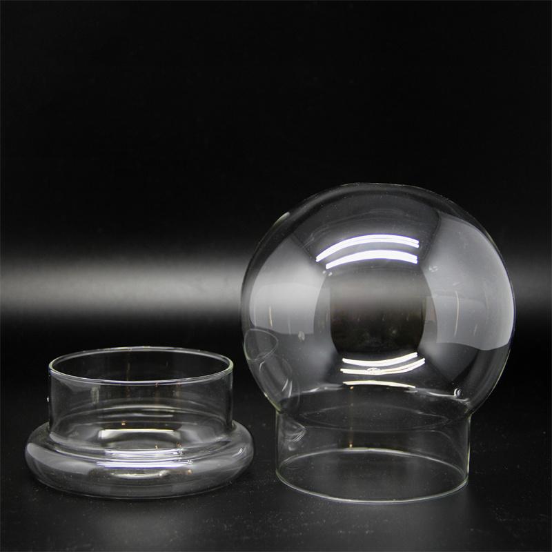 Split type Spherical Micro Landscape Vase Containers Desktop Glass Vase Green Moss Bansai Landscape Glass Terrarium Home Decor
