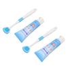 2pcs Clean Tongue Brush Set Bad Breath Remove Gentle Deep Cleaning Tongue Gel Brush Set