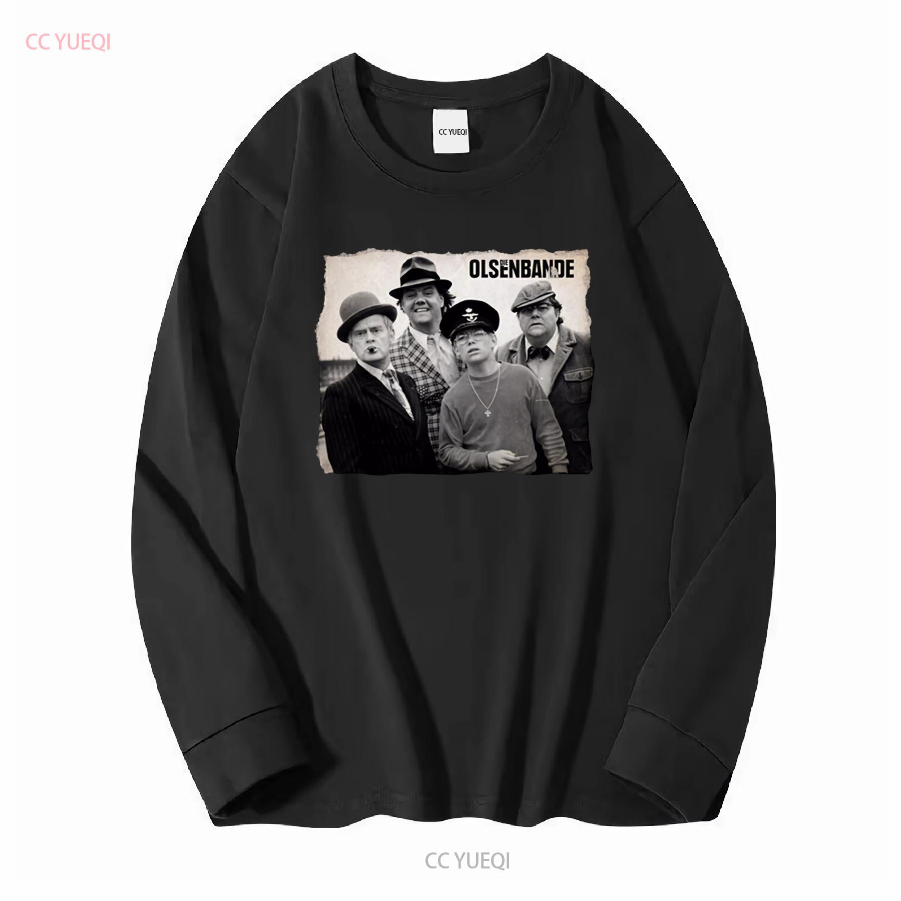 

Olsenbande Egon Benny Kjeld Börge Yvonne Black T Shirt 552 vintage Washed Unisex Breathable Stretched Casual graphic Stylish 2XL