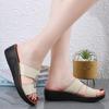 Summer Women's Wedge Sandals Premium Orthopedic Open Toe Vintage Anti-slip Leather Casual Platform Retro Shoes