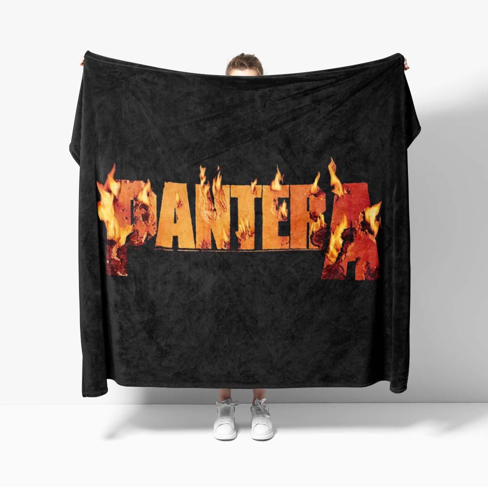 P-Pantera Flannel Blanket Sports for Sofa Decoration American Pop Hip Hop Throw Blankets Super Soft