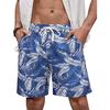 Hawaii Vacation Beach Shorts For Men 3D Printed Flower Casual Short Pants Board Shorts Elastic Bandage Swimsuit Swim Trunks