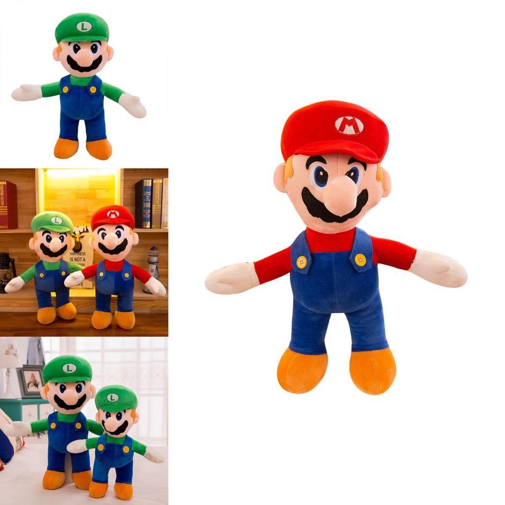 Adorable Mary Plush Toy Cartoon Mario Doll Pillow For Childrens Birthday Gift