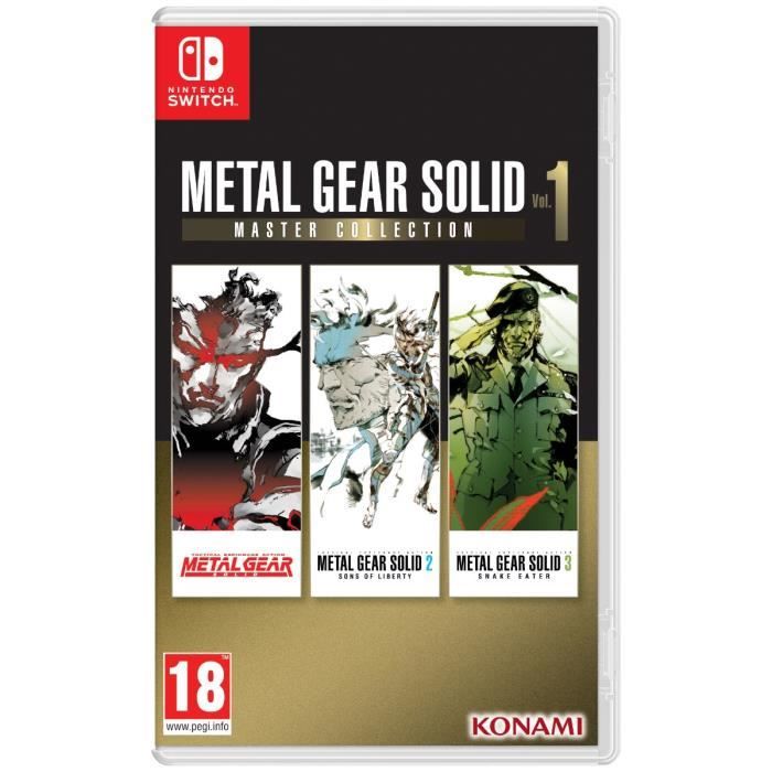 Metal gear solid master collection vol.1 - jeu nintendo switch