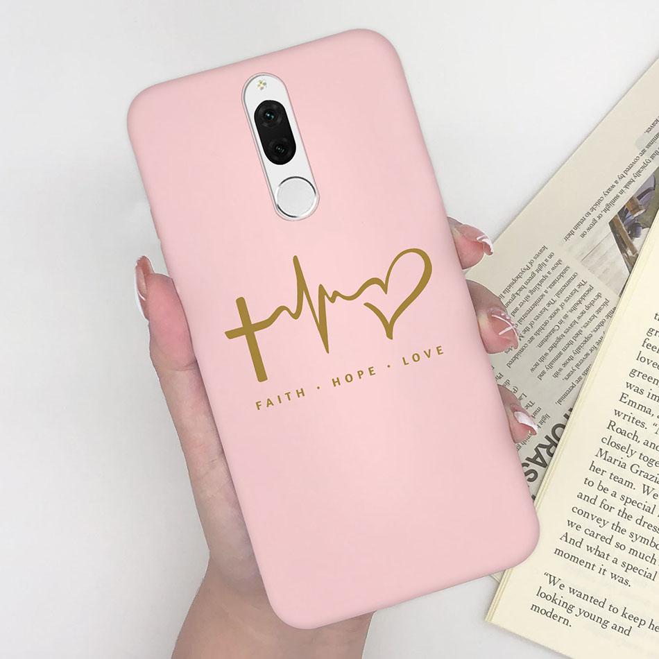 Phone Case For Huawei Nova 2i Cute Love Heart Flower Cartoon Pattern Soft Shell For Huawei Mate 10 Lite Hot New Colorful Fundas