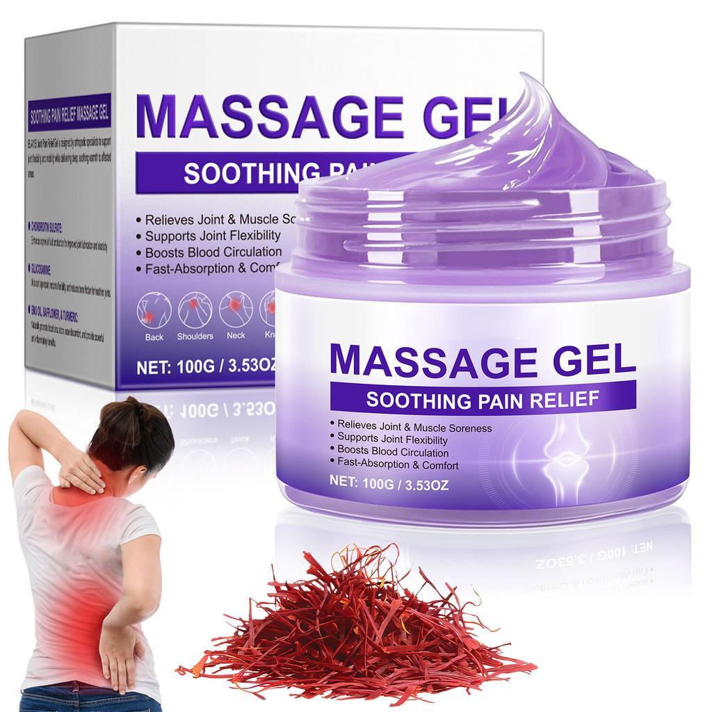 Soothing Body ReliefShoulder, Neck And Knee JointsRedness, Swelling And DiscomfortPain ReliefMassage Gel