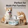 Wireless Stainless Steel Cat Water Fountain 3L Large Capacity Cat Water Dispenser Indoor Motion Sensor Dog Drinking Feeder