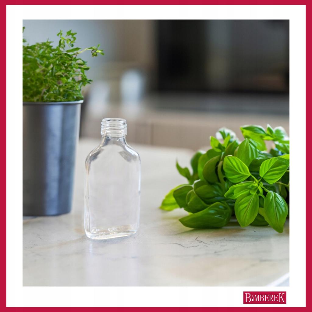 Hip Flask Bottle 100ml + Cap Bottle for Liqueurs Wine Juice Wedding