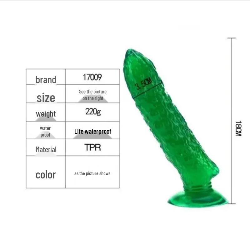 Women's Fruit & Veggie Themed Suction Cup Dildo Masturbator - Erotic Toy Alternative