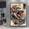Canvas Painting Pokemon Charizard Cool Character Poster HD Printing Not Fading Modern Home Children's Bedroom Decor Holiday Gift