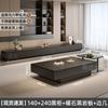 Italian Style Black Slab TV Stand Cabinet Set Coffee Table Living Room Luxury Modern Side End Table Home Furniture Decor