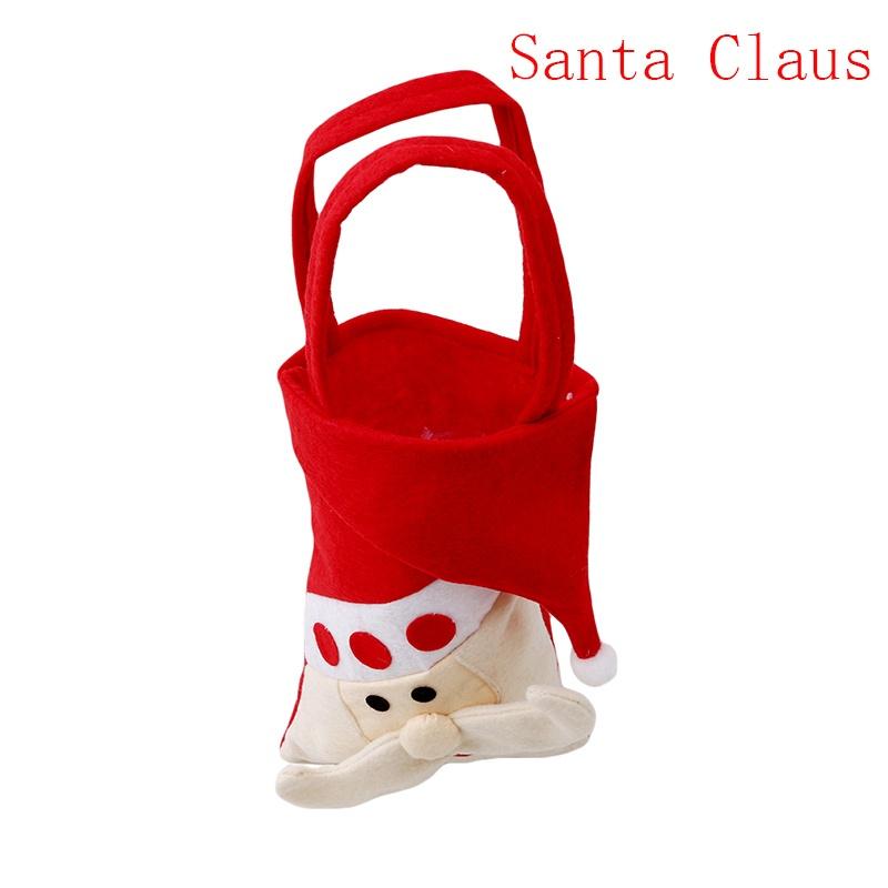 Santa Claus Snowman Elk Penguin Christmas Candy Gift Bags