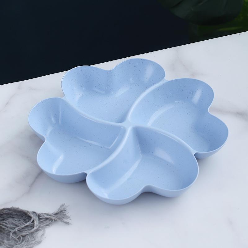 Flerfacks plasttallrik för frukt och snacks för hemmabruk eller kommersiellt bruk