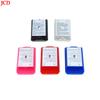 JCD 2x AA Battery Back Cover Pack Replacement Part for Xbox 360 Wireless Controller + 4 Silicone Grip Cap Cover Black