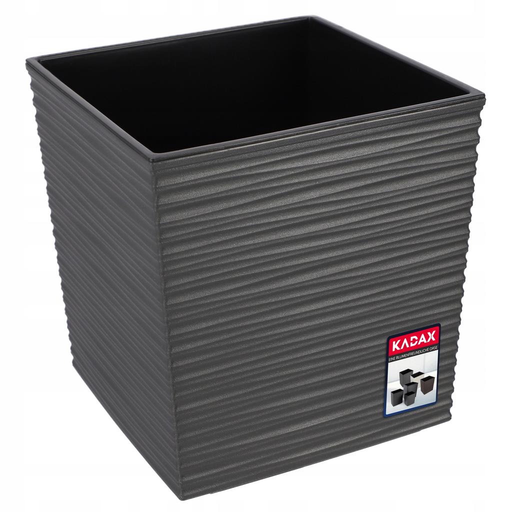KADAX Doniczka Donica Osłonka Z Wkładem szary 40cm