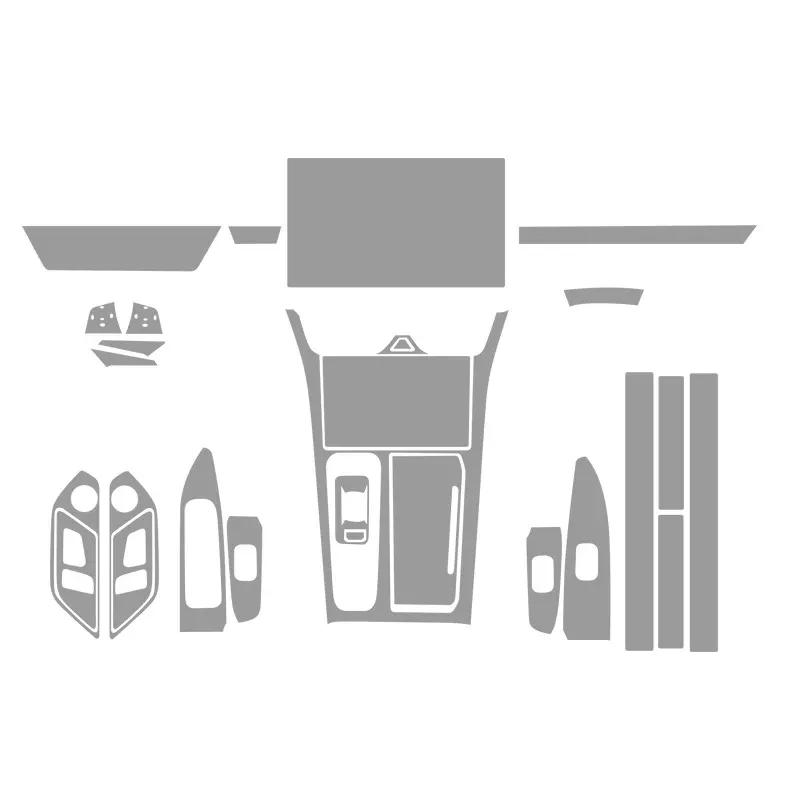 TPU for GWM WEY Coffee 01 Transparent Protect Film Car Interior Sticker Center Console Gear Navigation Door Window Lifting Panel