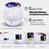 Night Light Projector Star Moon Sky Rotating Battery Operated Bedside Lamp for Children Kids Baby Bedroom Nursery 5 Sets of Film
