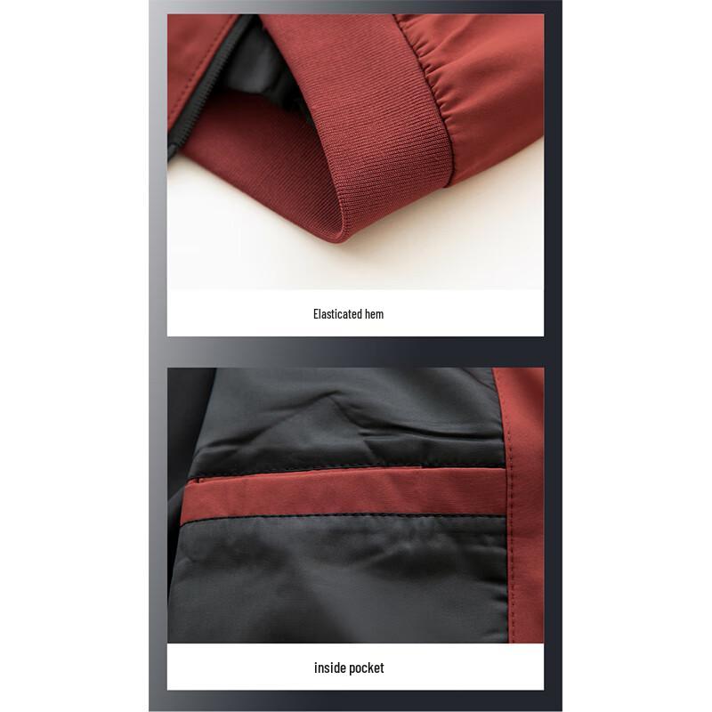 PLAYBOY Men's Stand Collar Casual Jacket