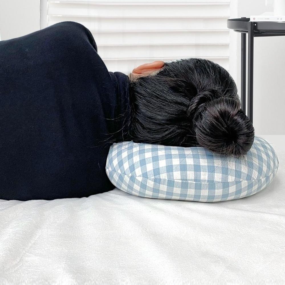 Single Hole Hollow Pillow Comfortable Donut Pillow Convenient Sleeping Pillow  Neck Relaxation
