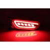2PCS Reflector For Mazda CX-3 CX3 2015 2016 2017 2018 2019 2020 Car LED Rear Fog Lamp Brake Light Turn Signal Light